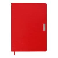 Тижневик Buromax недатований SALERNO, L2U, A4, червоний, штуч.шкіра, 336 сторінок (BM.2099-05)