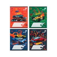 Тетрадь Kite Hot Wheels, 12 листов, косая линия (HW26-235)