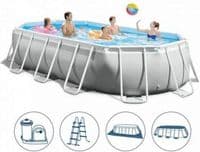 Басейн каркасный Intex 26796 OVAL (503х274х122см)