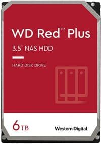 Жесткий диск 3.5" 6Tb Western Digital Red Plus, SATA3, 256 Мб, 5400 об/мин, Box (WD60EFPX-SPC5ZN0)