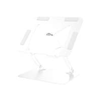 Підставка для ноутбука Laptop Stand 10-17" Aluminum Alloy Media-Tech біла