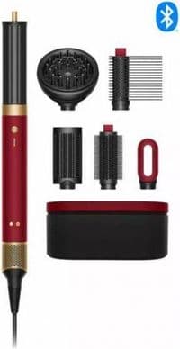 Універсальний стайлер для волосся Dyson Airwrap Co-anda2x, прямий+хвилястий, червоний оксамит/золотий (176955-01)