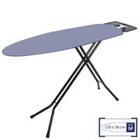 Дошка для прасування Casa Si Superstandard Basic Metallic 120x38 Black/Plain Silver (CS95150G409)