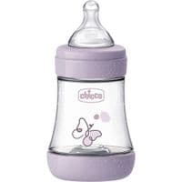 Бутылочка для кормления Chicco Perfect 5 с силиконовой соской 0+ месяцев 150 мл Розовая (20211.12.40)