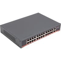 Комутатор PoE 24x100 Мбіт/с PoE+ 2x Gigabit UPLINK, 400 Вт