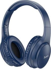 Наушники беспроводные Hoco W40, Mighty Blue, Bluetooth 5.3, динамик 40 мм, 32 Ом, 98 дБ, 200 мАч, время работы до 7 ч, MicroSD