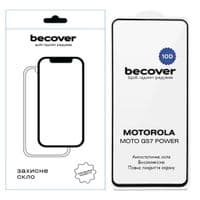 Стекло защитное BeCover 10D Motorola Moto G57 Power Black (714856)