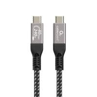 Кабель Cablexpert CCBP-USB4-CMCM240-0.5M, преміум якість, USB4, C-тато/C-тато, 0,5 м.