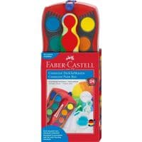 Акварельные краски Faber-Castell CONNECTOR "Скрепляй вместе" 24 цвета, с кроющими белилами (125031) (32268)