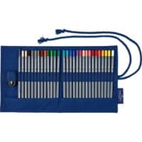 Акварельные краски Faber-Castell Goldfaber Aqua в тканевом пенале 27 цветов с аксессуарами, (114652) (28942)