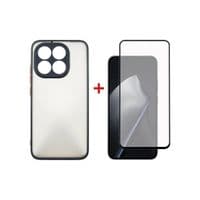 Чехол для мобильного телефона Dengos Matte Cover + Glass Xiaomi 15T Black (DG-KM-199)