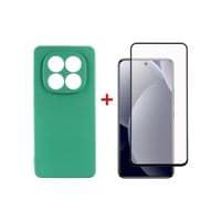 Чехол для мобильного телефона Dengos Soft Cover + Glass Xiaomi Redmi Note 15 Pro 4G Mint (DG-KM-196)