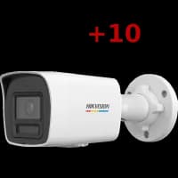 Комплект IP відеокамер Hikvision DS-2CD1047G3-LIUF 4МП (2.8мм) 100+10