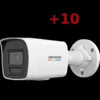Комплект IP відеокамер Hikvision DS-2CD1027G3-LIUF 2МП (2.8мм) 100+10