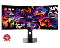 Монитор MSI 34" MPG 341CQR QD-OLED X36 2xHDMI, DP, USB-C, 2xUSB, QD-OLED, 3440x1440, 21:9, 360 Гц, 0.03 мс, DCI-P3 99%, изогнутый экран, G-SYNC, FreeSync, HAS, HDR500