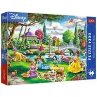 Пазл Trefl Premium Plus Disney Пікнік з принцесами Діснея 1000 елементів (5900511109191)