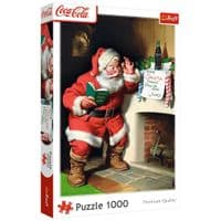 Пазл Trefl Lic Coca-Cola Санта у камина (5900511109221)