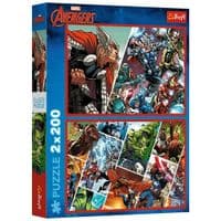 Пазл Trefl The Avengers Защитники мира 2х 200 элементов (5900511133189)
