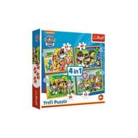 Пазл Trefl Paw Patrol Праздничный Щенячий патруль 4 в 1 (35, 48, 54, 70) (5900511343953)