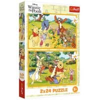 Пазл Trefl Disney Winnie the Pooh День в саду 2х24 элемента (5900511344363)