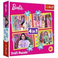 Пазл Trefl Barbie Веселый мир Барби 4 в 1 (35, 48, 54, 70) (5900511346268)
