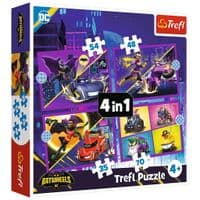 Пазл Trefl Batwheels Встречайте Batwheels 4 в 1 (35, 48, 54, 70) (5900511346589)