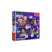 Пазл Trefl Disney Elio Внеземные миссии 4 в 1 (35, 48, 54, 70) (5900511346657)