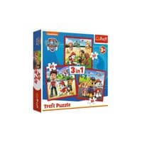 Пазл Trefl Paw Patrol Счастливые собаки 3 в 1 (5900511348675)