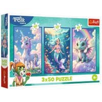 Пазл Trefl KAZSTUDIO Магические существа 3 х 50 элементов (5900511348798)