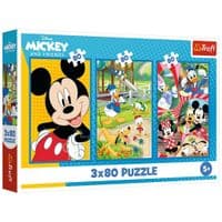 Пазл Trefl Mickey&friends Команда Микки Мауса 3 х 80 элементов (5900511348873)