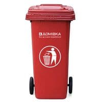 Контейнер для мусора Дом 100L-A Красный 100 л (000033214)