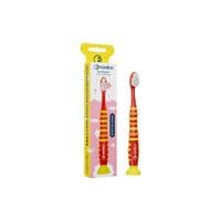 Детская зубная щетка Nordics Kids Rocket 10500 Ультрамягкая От 4 лет Красная с желтым (3800500324784)