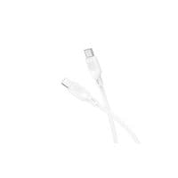 Дата кабель USB-C to Lightning 1.0m silicone BX113 Lenny white BOROFONE (6941991115387)