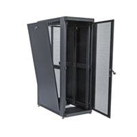 Шафа 19" 24U, 610х675 мм (Ш*Г) перфоровані двері (66%)