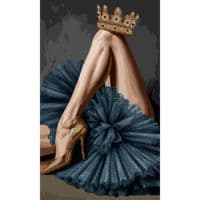 Картина по номерам Santi Корона и грация 30х50 см, с алмазной мозаикой (956348)