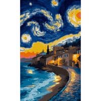 Картина по номерам Santi Небо и море 30х50 см, с алмазной мозаикой (956347)