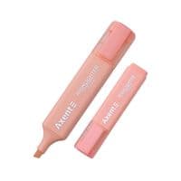 Маркер Axent Highlighter 2537-A, 1-5 мм клиноп. пастель розовый (2537-24-A)