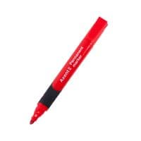 Маркер Axent Permanent Comfort Grip 2542-A, 2 мм круглый красный (2542-06-A)