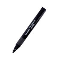 Маркер Axent Permanent Comfort Grip 2542-A, 2 мм круглый черный (2542-01-A)