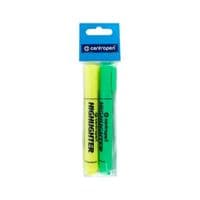 Маркер Centropen Fax 8852 желтый+зеленый 2шт. (полибег) (8852/04_05/2/P)