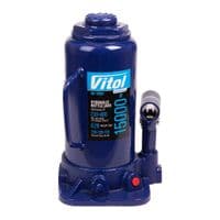 Домкрат Vitol DB-15002/T91504, телескопічний, гідравлічний, 15т, min 230мм, max 460мм (DB-15002)
