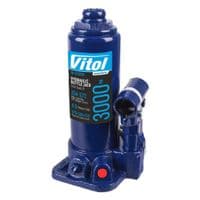Домкрат Vitol DB-03006K/T90304S, телескопічний, гідравлічний, 3т, min 194мм, max 372мм, валіза (DB-03006K)
