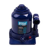 Домкрат Vitol DB-40002C/TF0402, телескопічний, гідравлічний, 4т, 2 циліндри, max 390мм (DB-40002C)