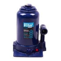 Домкрат Vitol DB-60002C/TF0602, телескопічний, гідравлічний, 6т, 2 циліндри, min 215мм, max 495мм (DB-60002C)