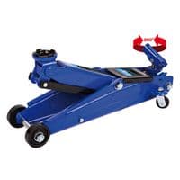 Домкрат Vitol DP-30019, підкатний, гідравлічний, 3т, min 130мм, max 410мм, поворотна ручка (DP-30019)