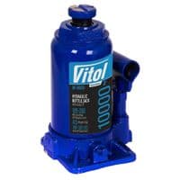Домкрат Vitol DB-10002H/JX105S, телескопический, гидравлический, 10т, min 190мм, max 350мм (DB-10002H)
