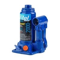 Домкрат Iron Hand IH-148276D-K, телескопічний, гідравлічний, 2т, min 148мм, max 276мм, валіза (IH-148276D-K)