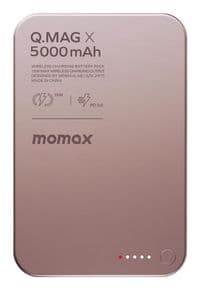 Портативний зарядний пристрій WRL 5000MAH Q.MAG X PINK IP116AP MOMAX