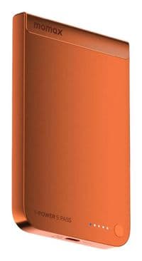 Портативний зарядний пристрій WRL 5000MAH SOLAR ORANGE IP161Q2M MOMAX