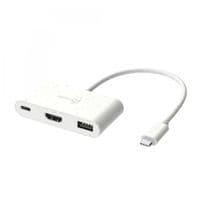 Багатопортовий мультиадаптер J5create JCA379EW-N, USB Type-C 3-в-1 білий